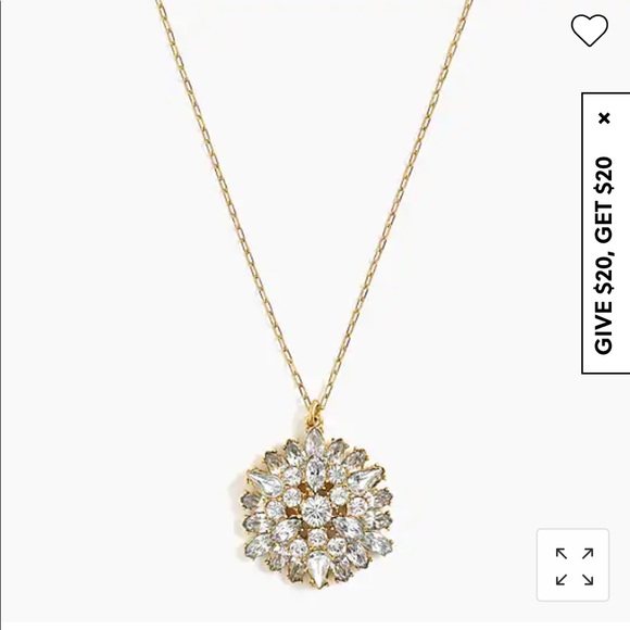 Crystal pendant necklace - Picture 1 of 8
